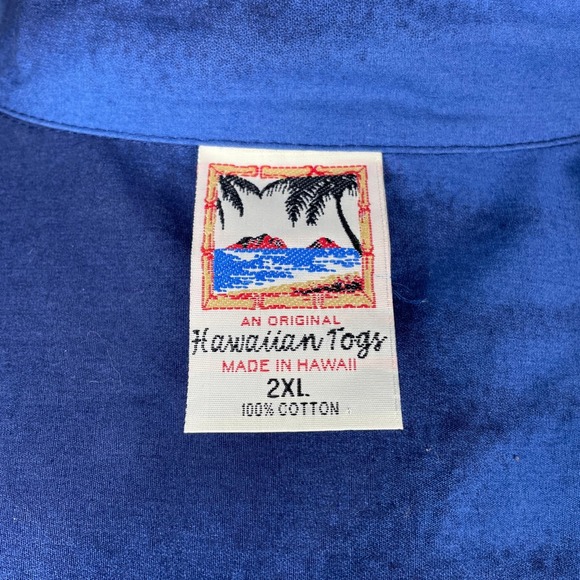 Hawaiian Togs 2XL 100% Cotton Luau Scene Hawaiian Shirt - Picture 6 of 6